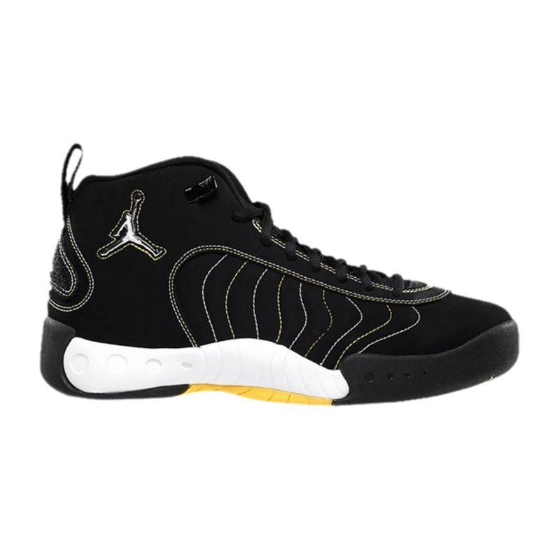Air Jordan Jumpman Team Pro Svart Sølv Hvit Herresko