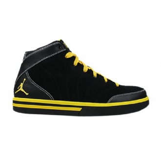 Air Jordan Pro Classic Svart Gul Hvit Herresko