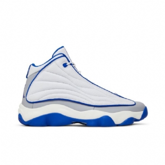Air Jordan Pro Strong Hvit Blå Grå Herresko