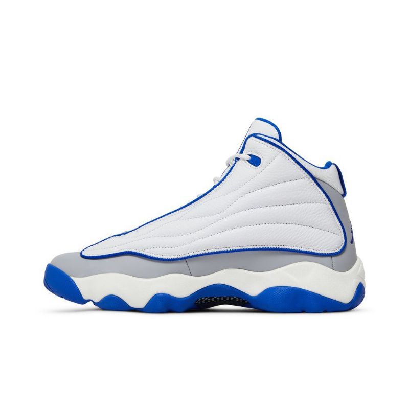 Air Jordan Pro Strong Hvit Blå Grå Herresko