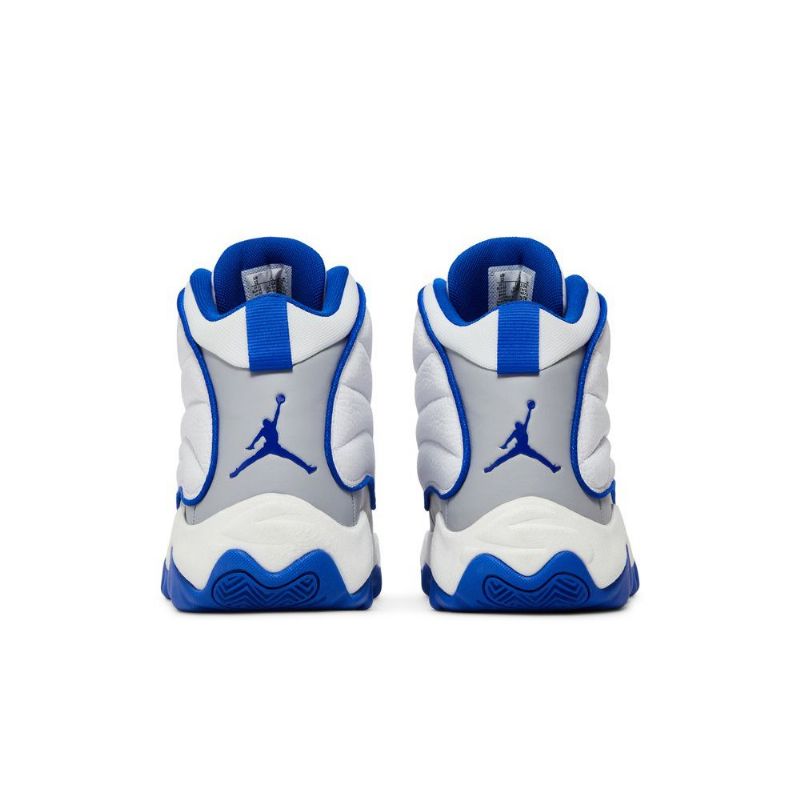 Air Jordan Pro Strong Hvit Blå Grå Herresko