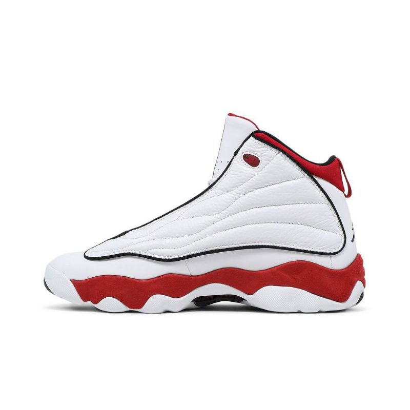 Air Jordan Pro Strong Hvit Rød Svart Herresko