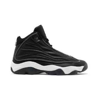 Air Jordan Pro Strong Svart Hvit Grå Herresko