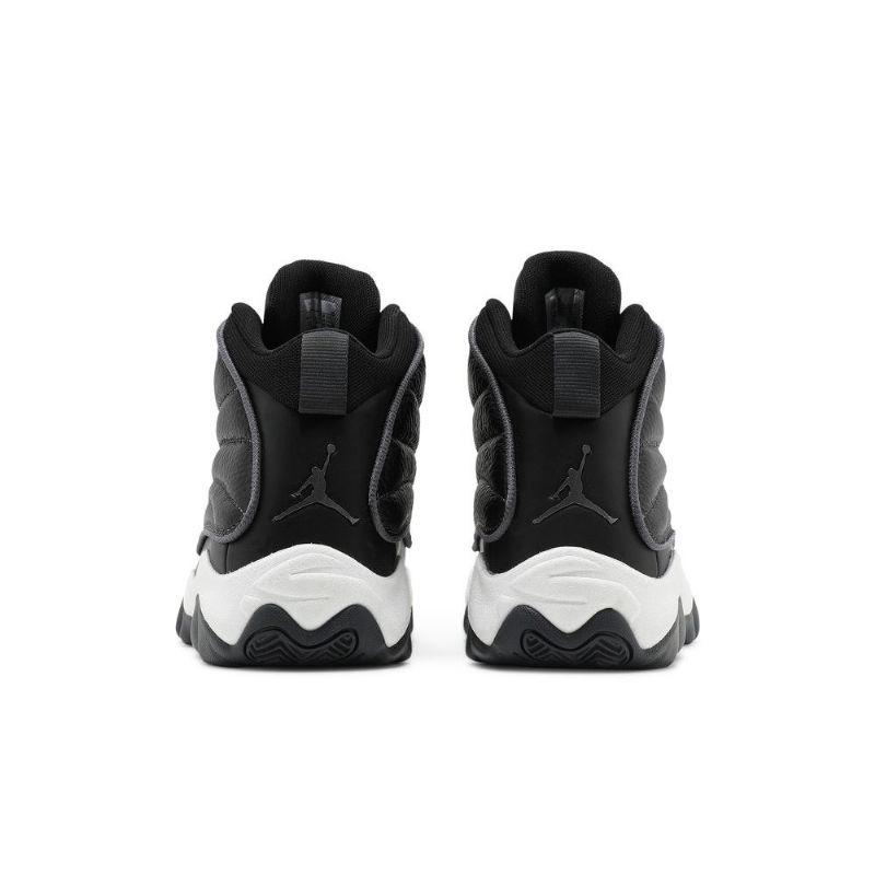 Air Jordan Pro Strong Svart Hvit Grå Herresko