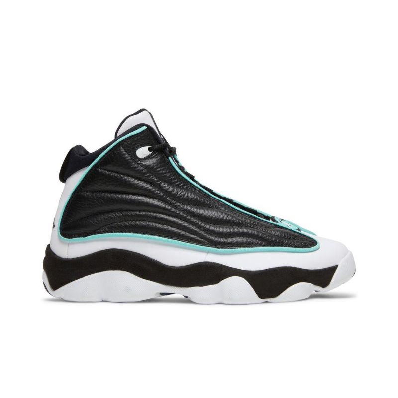 Air Jordan Pro Strong Svart Hvit Turkis Herresko