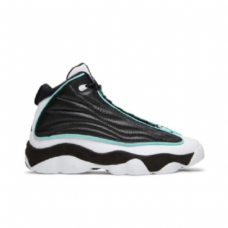Air Jordan Pro Strong Svart Hvit Turkis Herresko