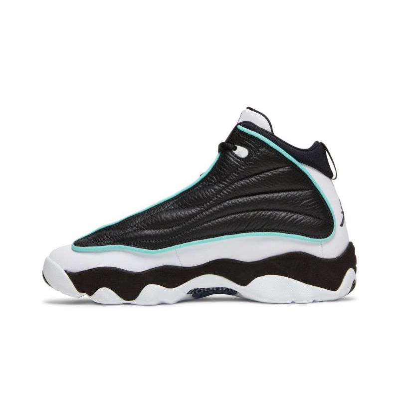 Air Jordan Pro Strong Svart Hvit Turkis Herresko