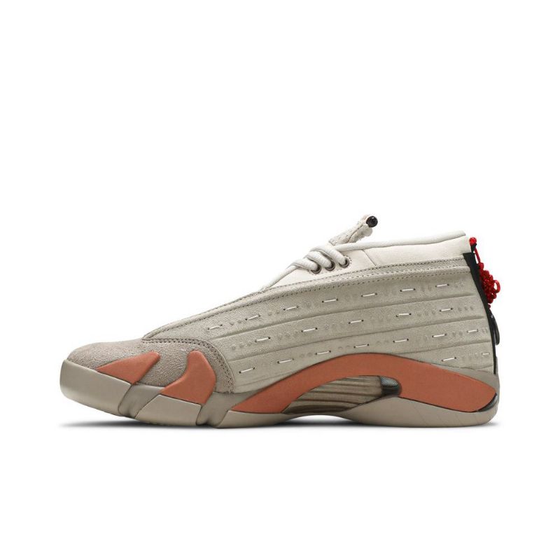 Air Jordan 14 Clot Retro Lav Grå Rosa Herresko