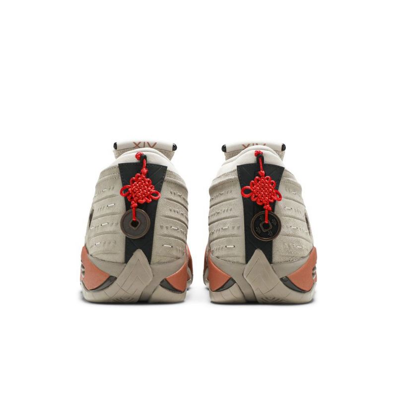 Air Jordan 14 Clot Retro Lav Grå Rosa Herresko