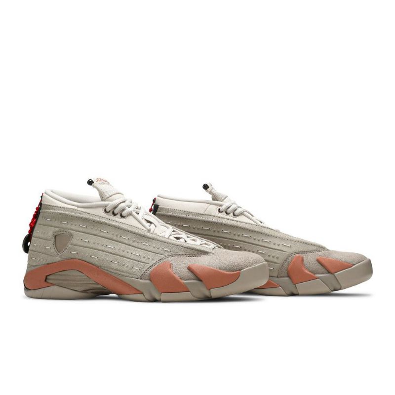 Air Jordan 14 Clot Retro Lav Grå Rosa Herresko
