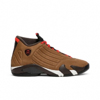 Air Jordan 14 Retro Brun Flerfarget Herresko