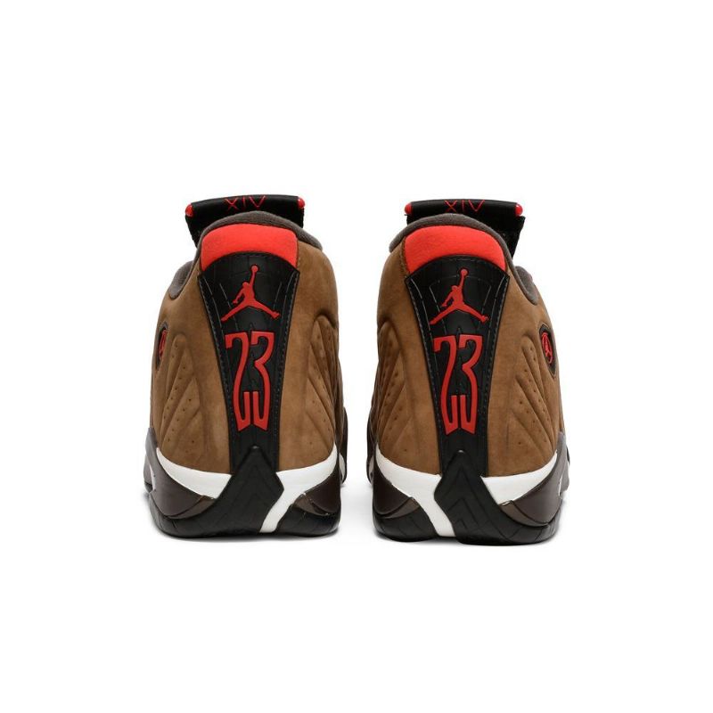 Air Jordan 14 Retro Brun Flerfarget Herresko