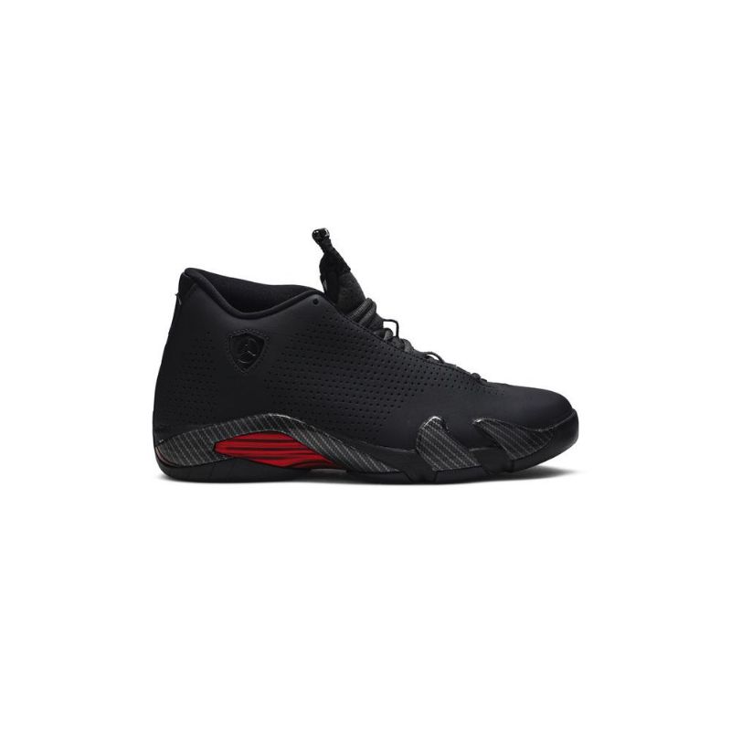Air Jordan 14 Retro Se Svart Grå Rød Herresko