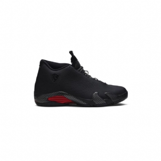 Air Jordan 14 Retro Se Svart Grå Rød Herresko