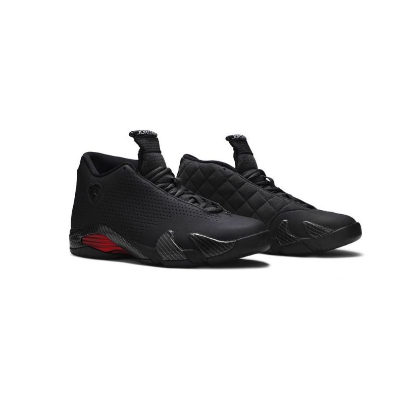 Air Jordan 14 Retro Se Svart Grå Rød Herresko