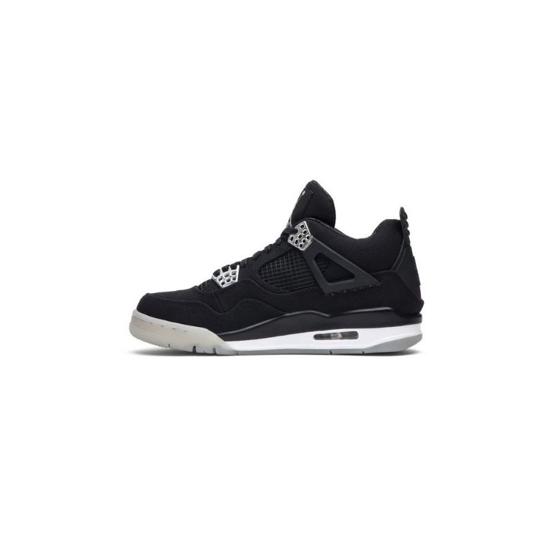 Air Jordan 4 Eminem Carhartt Svart Sølv Herresko