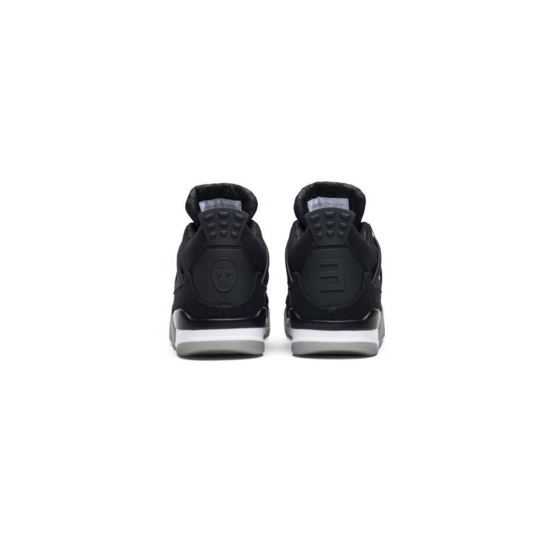Air Jordan 4 Eminem Carhartt Svart Sølv Herresko