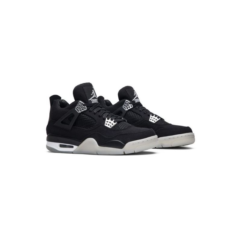 Air Jordan 4 Eminem Carhartt Svart Sølv Herresko