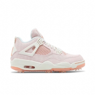 Air Jordan 4 Golf Nrg Hvit Rosa Herresko