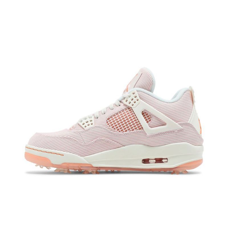 Air Jordan 4 Golf Nrg Hvit Rosa Herresko