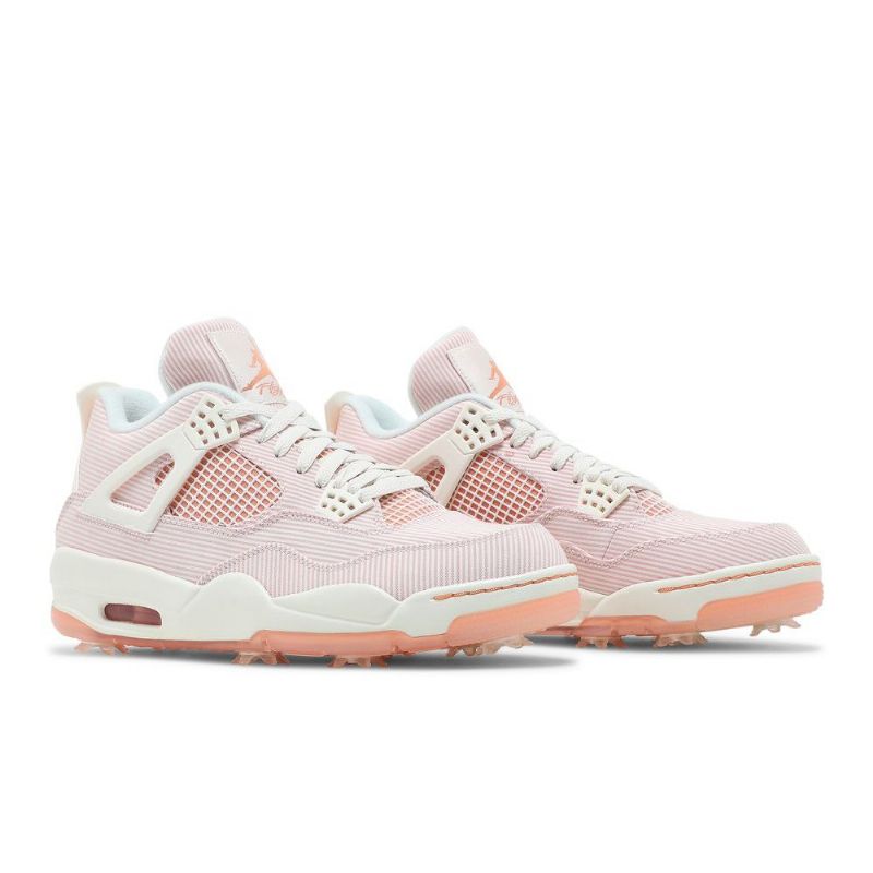Air Jordan 4 Golf Nrg Hvit Rosa Herresko