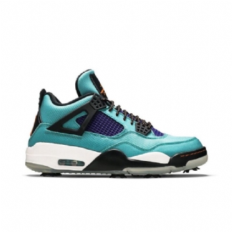 Air Jordan 4 Golf Nrg Hvit Turkis Blå Svart Herresko