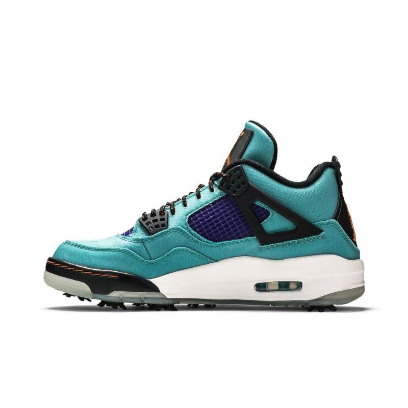 Air Jordan 4 Golf Nrg Hvit Turkis Blå Svart Herresko