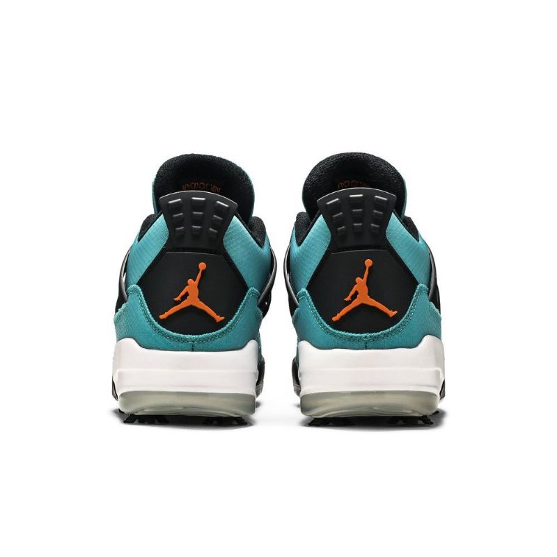 Air Jordan 4 Golf Nrg Hvit Turkis Blå Svart Herresko