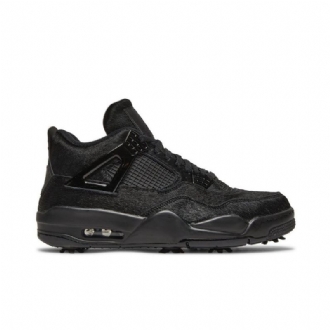 Air Jordan 4 Golf Svarte Herresko