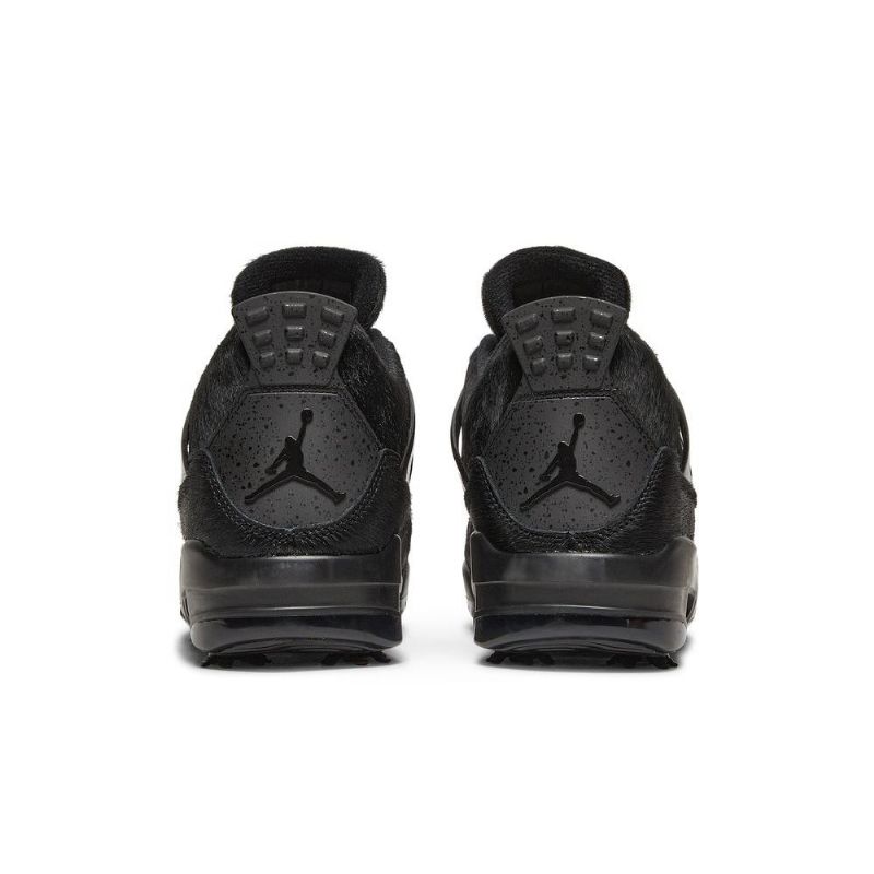 Air Jordan 4 Golf Svarte Herresko