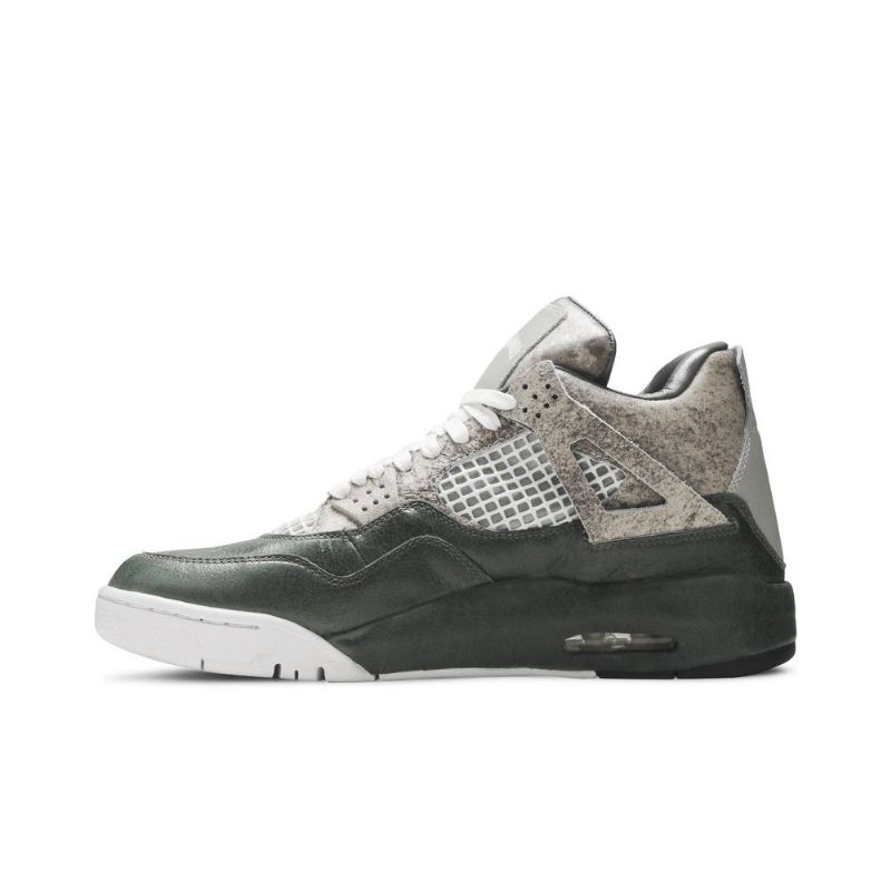 Air Jordan 4 Jack Daniel's The Shoe Surgeon Grønn Grå Hvit Herresko