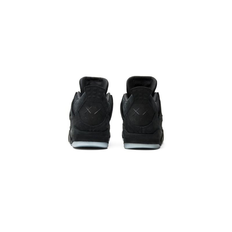 Air Jordan 4 Kaws Retro Svarte Herresko