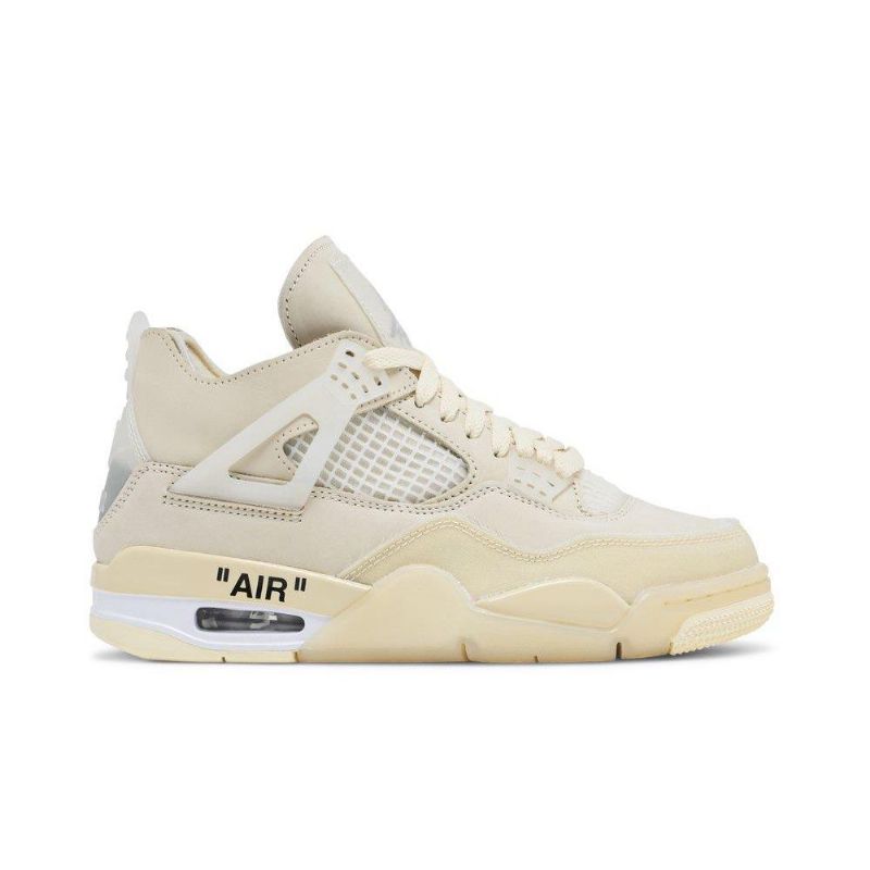 Air Jordan 4 Off-hvit Sp Beige Damesko