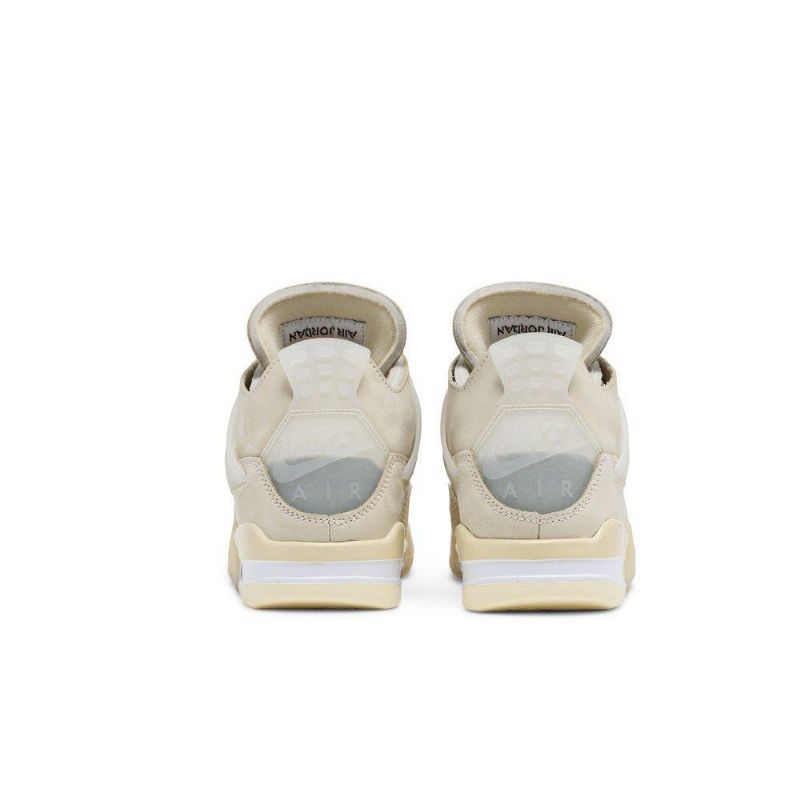 Air Jordan 4 Off-hvit Sp Beige Damesko