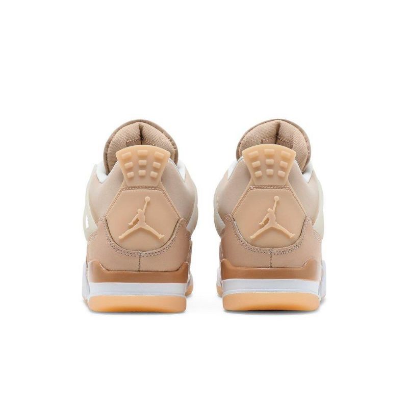 Air Jordan 4 Retro Brun Hvit Damesko