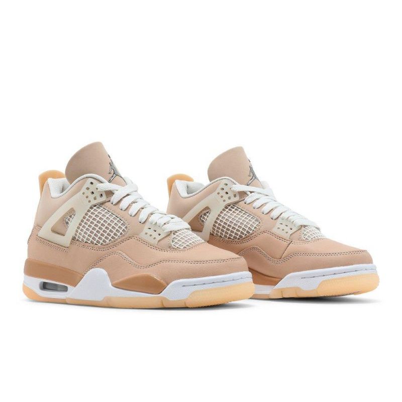 Air Jordan 4 Retro Brun Hvit Damesko