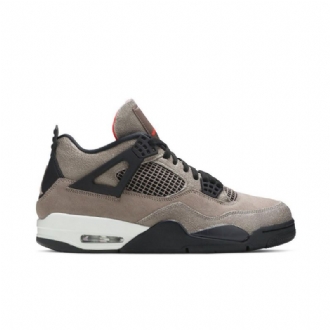 Air Jordan 4 Retro Grå Svart Rød Herresko