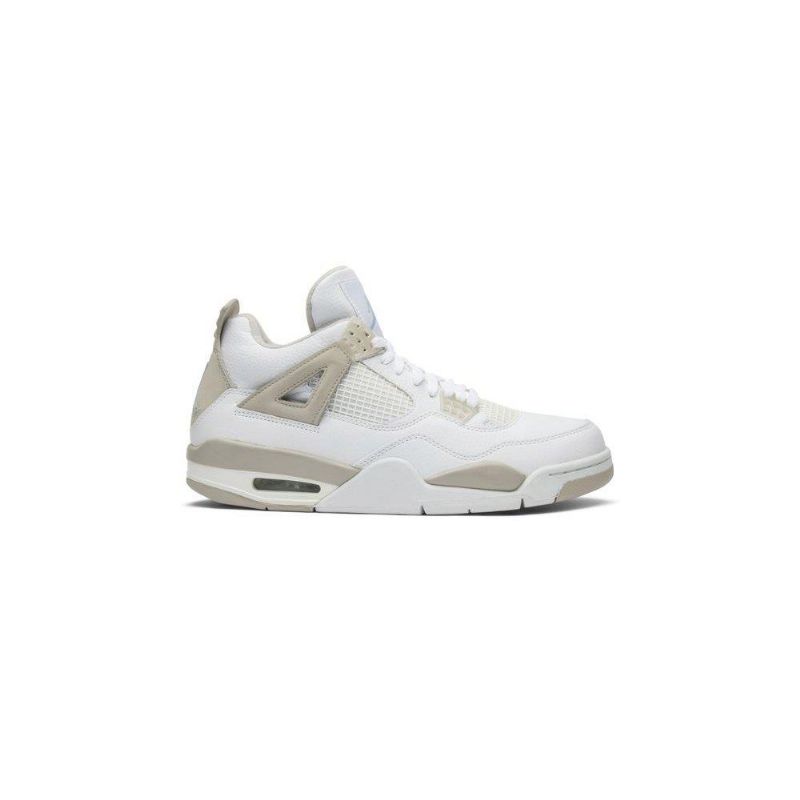 Air Jordan 4 Retro Hvit Grå Damesko