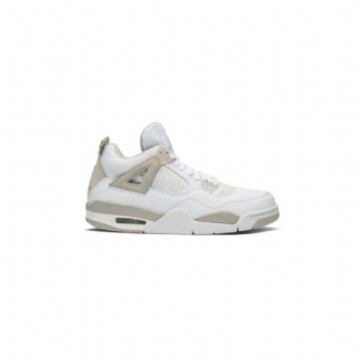 Air Jordan 4 Retro Hvit Grå Damesko