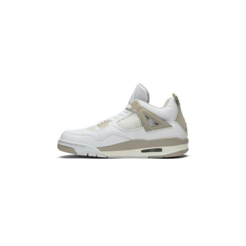 Air Jordan 4 Retro Hvit Grå Damesko