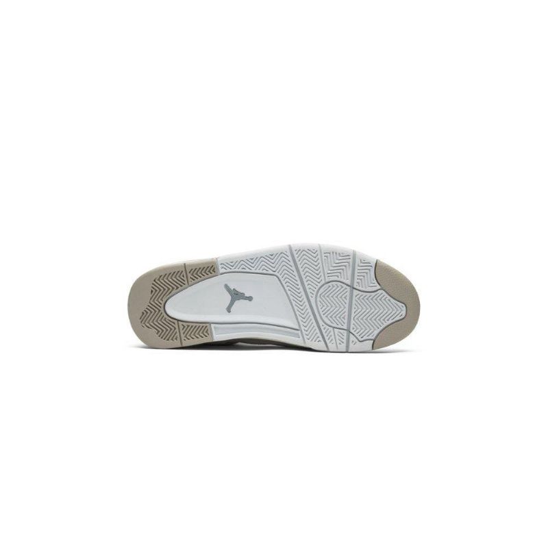 Air Jordan 4 Retro Hvit Grå Damesko