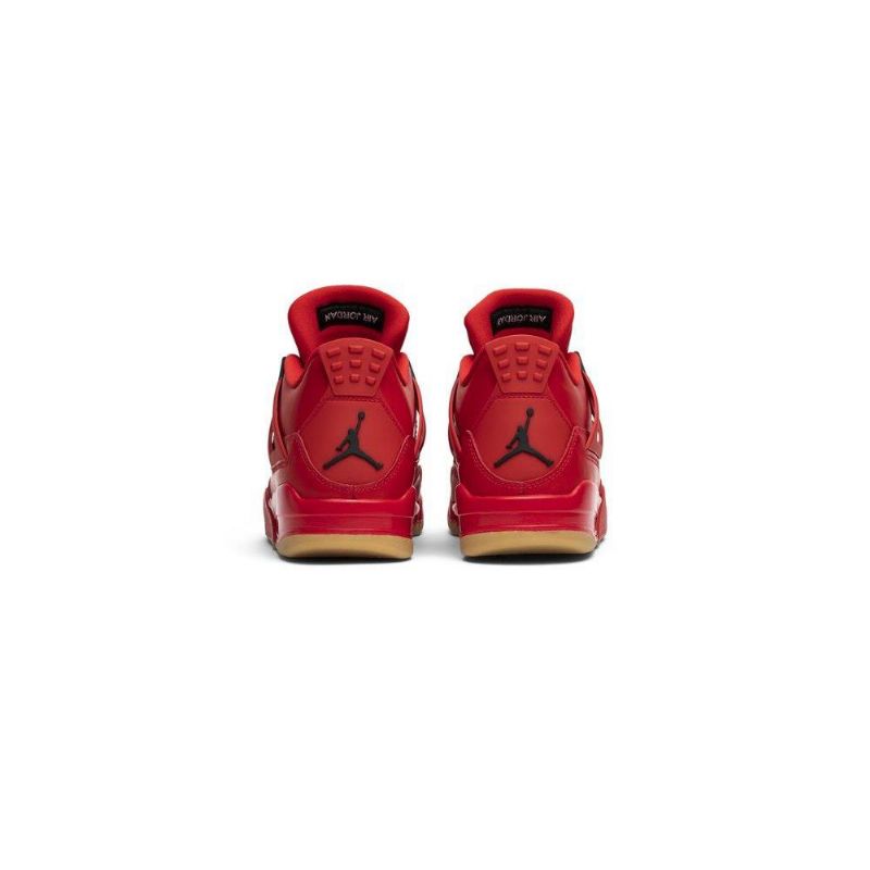 Air Jordan 4 Retro Nrg Rød Svart Damesko