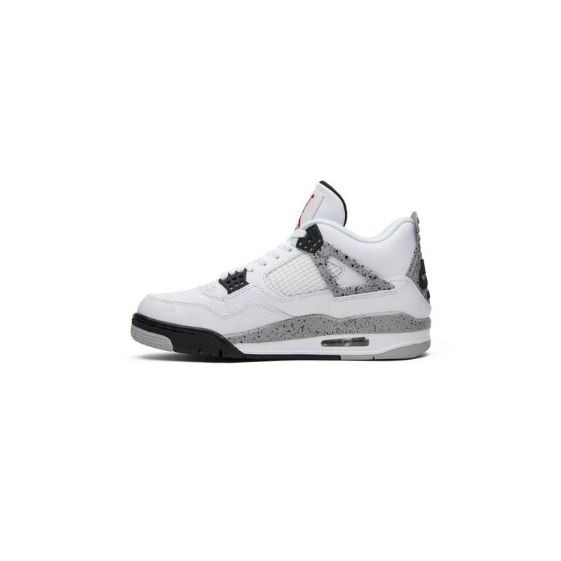 Air Jordan 4 Retro Og Hvite Grå Herresko
