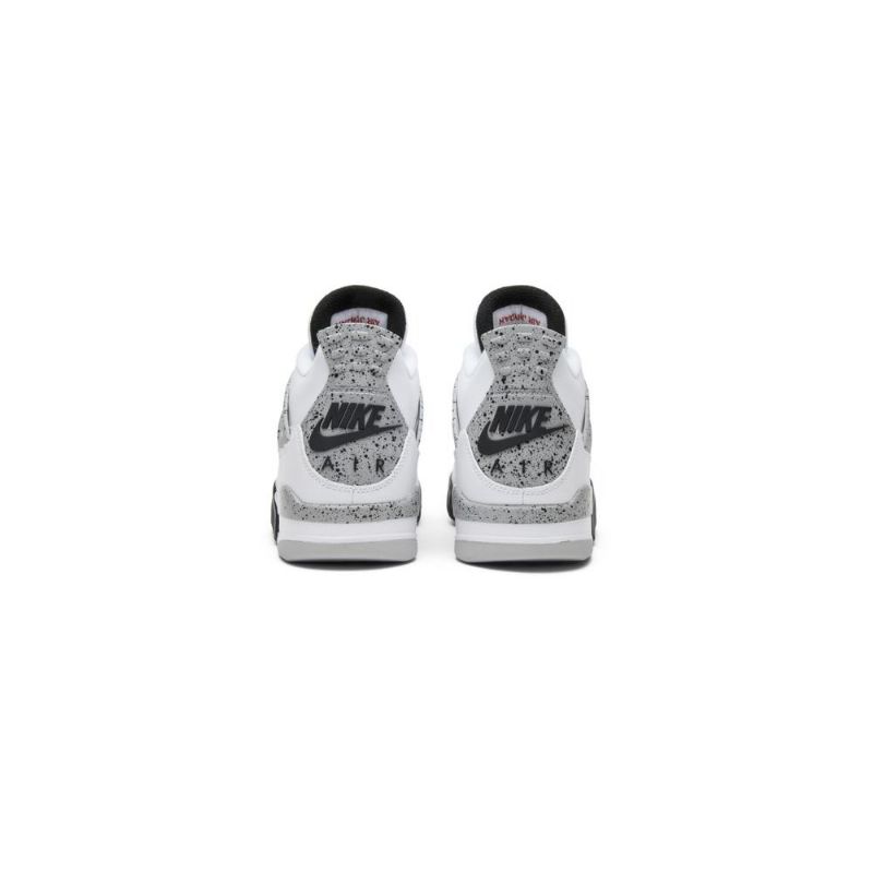 Air Jordan 4 Retro Og Hvite Grå Herresko