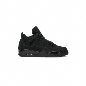 Air Jordan 4 Retro Svart Grå Herresko