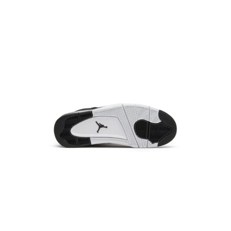 Air Jordan 4 Retro Svart Gull Hvit Herresko