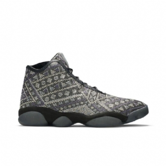 Air Jordan Horizon Premium Svart Grå Herresko