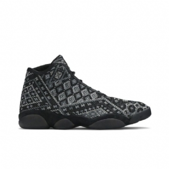 Air Jordan Horizon Prm Svart Hvit Grå Herresko