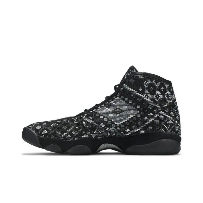 Air Jordan Horizon Prm Svart Hvit Grå Herresko