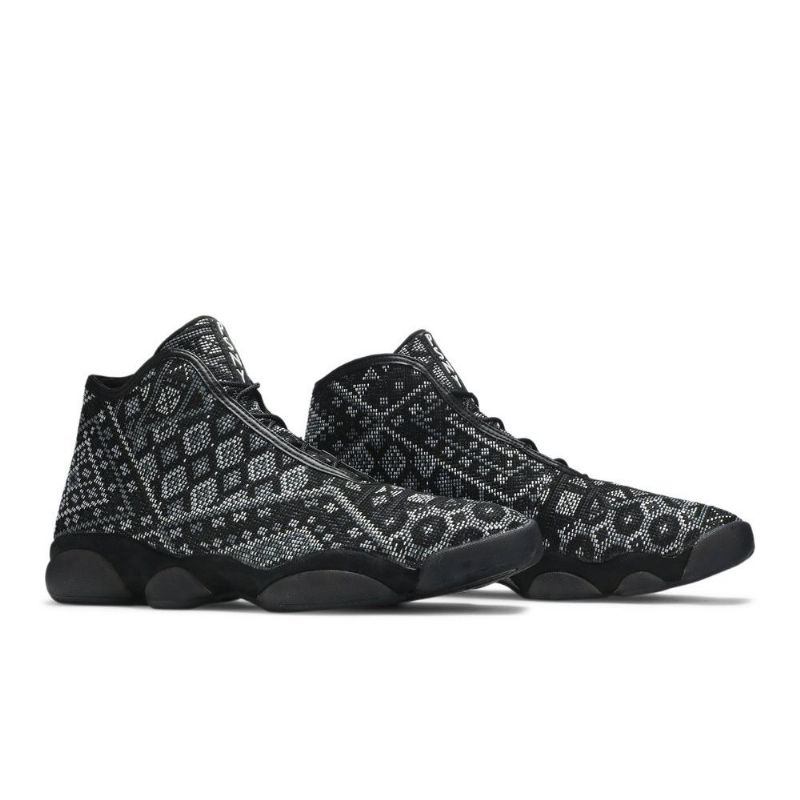 Air Jordan Horizon Prm Svart Hvit Grå Herresko